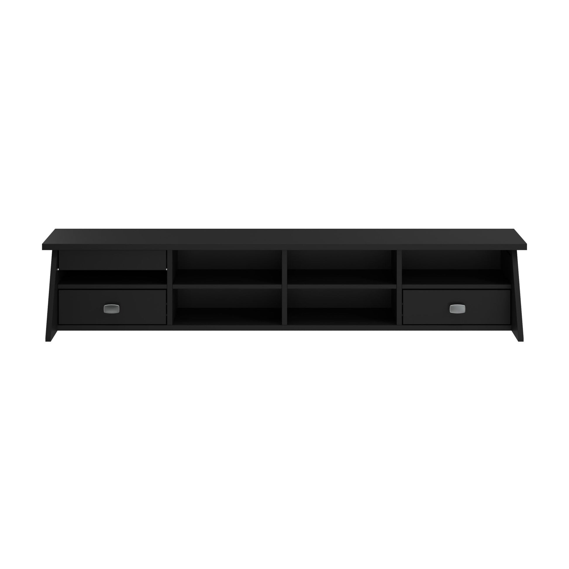 Bush Furniture Broadview Desktop Organizer in Classic Black | Storage for Home Office Workspace - WoodArtSupply