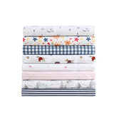 Eddie Bauer Kids - Twin Sheets, Stain-Resistant Toddler Bedding with Matching Sham(s), Super Soft, Ideal Boy Room Essentials (Vivid Stripe Blue, Twin) Eddie Bauer