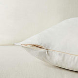 Fancy Homi Ivory 26x26 Pillow Covers Set of 2, Euro Pillow Sham 26x26, Super Soft Faux Suede Square Solid Big Cream Throw Pillow Covers for Couch Bedroom 66x66 cm Fancy Homi