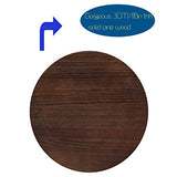 Topower Industrial Barstool,13" Solid Wood, Adjustable Height 23.6"-29.5", Counter Stool, Kitchen Cafe Pub Bar Stool, Set of 2, Silver Topower