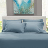 Hearth & Harbor Extra Deep Pocket Sheet Sets, Luxury Soft 6 Piece Bed Sheet Set Fits Mattress 18-24 Inches - Queen, Stone Blue Hearth & Harbor