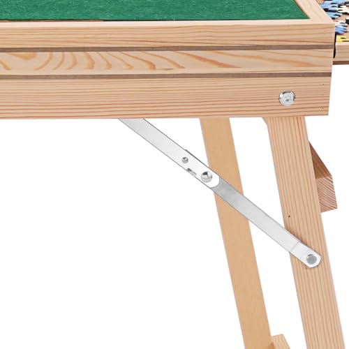 VEVOR 1500 Piece Puzzle Table with Folding Legs, 4 Drawers and Cover, 32.7"x24.6" Wooden Jigsaw Puzzle Plateau, Adjustable 3-Tilting-Angle Puzzle Board, Puzzle Storage System for Adults, Gift for Mom VEVOR
