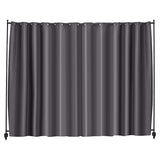 VEVOR Room Divider, Portable Panel Room Divider with Wheels Curtain Divider Stand, Freestanding Room Divider Privacy Screen for Office, Bedroom, Dining Room, Study, Gray VEVOR
