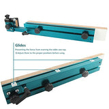 Triden Table Saw Miter Gauge Extension Fence System with Aluminum Miter Extension Fence/Telescoping Fence and Flip Stop WoodArtSupply