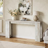 LITTLE TREE 70.9-Inch Entryway Table, Long Narrow Farmhouse Sofa Console Table for Living Room, Hallway LITTLE TREE