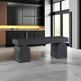 Signature Design by Ashley Holgrove Contemporary Accent Bench with Oversized Legs and for Living-Room, Home-Office or Entryway Use, Black Signature Design by Ashley