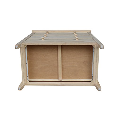 International Concepts Dresser with 3 Drawers, Unfinished IC International Concepts