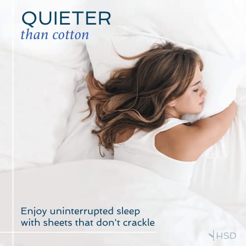 Hotel Sheets Direct 3 Piece Full Duvet Cover Set, 100% Viscose Derived from Bamboo Comforter Cover with 2 Pillow Shams, Moisture-Wicking, Silky Soft Texture, Cooling, Breathable, Easy Care, Dark Gray Hotel Sheets Direct