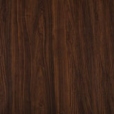 Walker Edison Perdita Minimalist Glass-Shelf Entry Table, 44 Inch, Dark Walnut Walker Edison