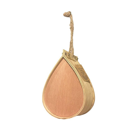 Pollinating Palace-Mason Bee House, Natural Hanging Wooden bee House Habitat with Bamboo Tubes for The Garden and Yard GardeningProducts4Less