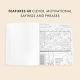 Good Things Grow Here: An Adult Coloring Book with Inspirational Quotes and Removable Wall Art Prints WoodArtSupply
