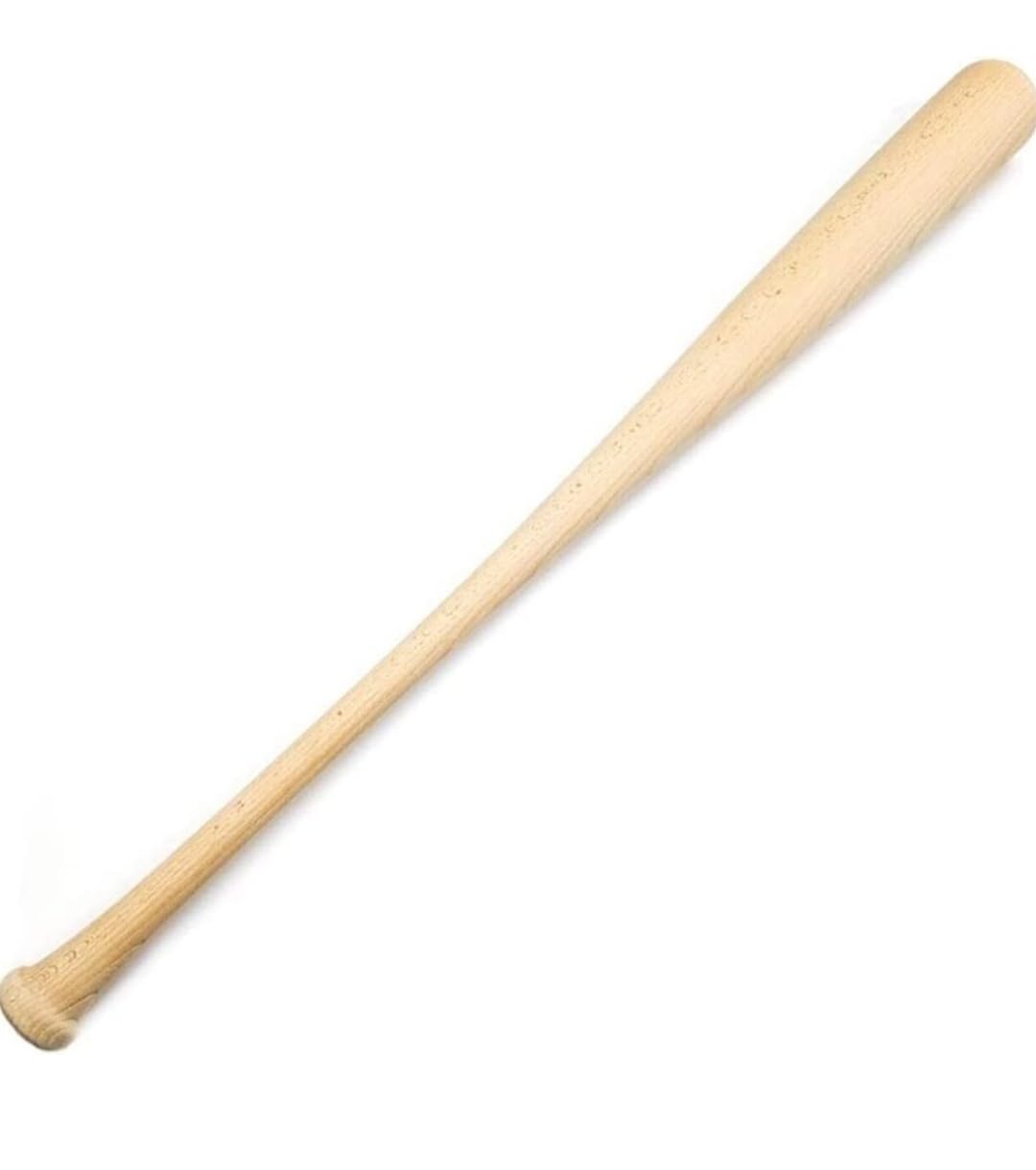 Hand Split Maple Wood Baseball Bat Adult Size Unfinished Sanded 34" Cupped - WoodArtSupply