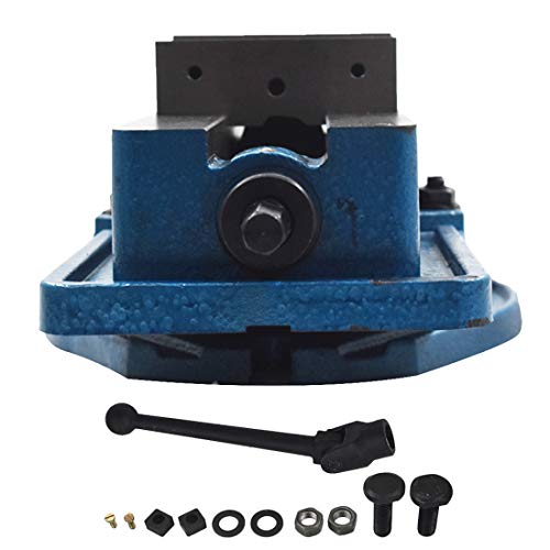 WFLNHB 4 x 4.56" Accuracy Mill Vise 360 Degree Swiveling Base Replacement for Milling Shaping and Drilling Machines WFLNHB