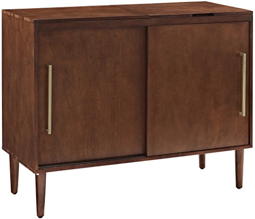 Crosley Furniture Everett Mid-Century Modern Media Console, Mahogany Crosley Furniture