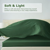 Homilay Full Size Bed Sheet Set - 4 Piece Soft Microfiber Sheets with Deep Pockets, Cooling Technology, and Wrinkle-Free Pillowcase. Hotel-Quality, Durable Bedding, Eden Green Homilay