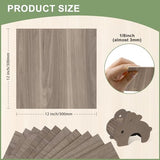 8 Pack Walnut Plywood Sheets 12x12x1/8 Inch,3mm Plywood for Laser Cutting & Engraving,Unfinished Wood for Crafts,Wood Burning,Architectural Models ESRICH