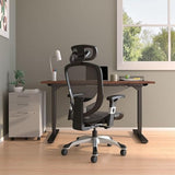 STAPLES Hyken Ergonomic Office Chair | Adjustable Lumbar Support with Breathable Mesh, Swivel Desk Chair for Home Office, Black STAPLES