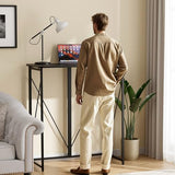 AIWOPET Folding Standing Desk, 39" Foldable Standing Desk, Collapsible Sit Stand Desk for Walking Pad Treadmill Home Office Living Room and Bedroom, 19.68" D x 39.37" W x 43.3" H, Black AIWOPET