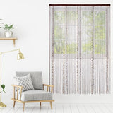 VavoStocks 4 Pack Decorative Beaded Curtains Door String Curtains, Hanging Fringe Room Divider Beads Wall Panel Boho Tassel Screen with 5 Rows Beaded for Doorway Window Wall Closet (39×79in, Coffee) VavoStocks