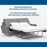 Sleeper Sofa Sheet, Trifold Mattress, Queen Size Sofa Bed Sheet 59" x 72" x 6", Fits 6" Futon Bed, Percale Cotton/Poly Blend, for 6 inch Mattress, Made in The USA BARGOOSE HOME TEXTILES, INC.
