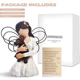 SIGUEJOR Loss of Dog Sympathy Gift, Dog Memorial Gifts, Angel Figurine, Remembrance Keepsake, Pet Sympathy Gift(Brown)