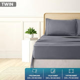 Utopia Bedding Twin Size 3 Piece Sheet Set - Brushed Microfiber - Soft Bed Sheets for Twin Size Bed Set - Includes 1 Fitted, 1 Flat, & 1 Pillow Case - Deep Pocket (Grey) Utopia Bedding