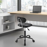 FNZIR Square Rolling Stool with Backrest Height Adjustable Chair Swivel Drafting Chair Stool Chair with Wheels Stable Base Foot Black FNZIR