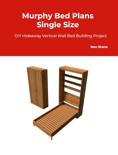 Murphy Bed Plans Single Size DIY Hideaway Vertical Wall Bed Building Project The Best DIY Plans Store