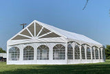 DELTA 40'x20 PVC Marquee Tents for Parties, Outdoor Wedding Party Tent, Heavy Duty Fire Retardard Waterproof Canopy, Outdoor Event Shelter Gazebo + 7 Storage Bags DELTA