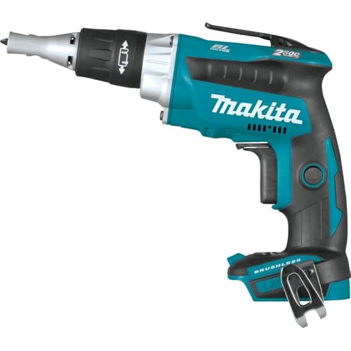Makita XSF04Z 18V LXT Lithium-Ion Brushless Cordless 2, 500 Rpm Drywall Screwdriver, Tool Only Makita