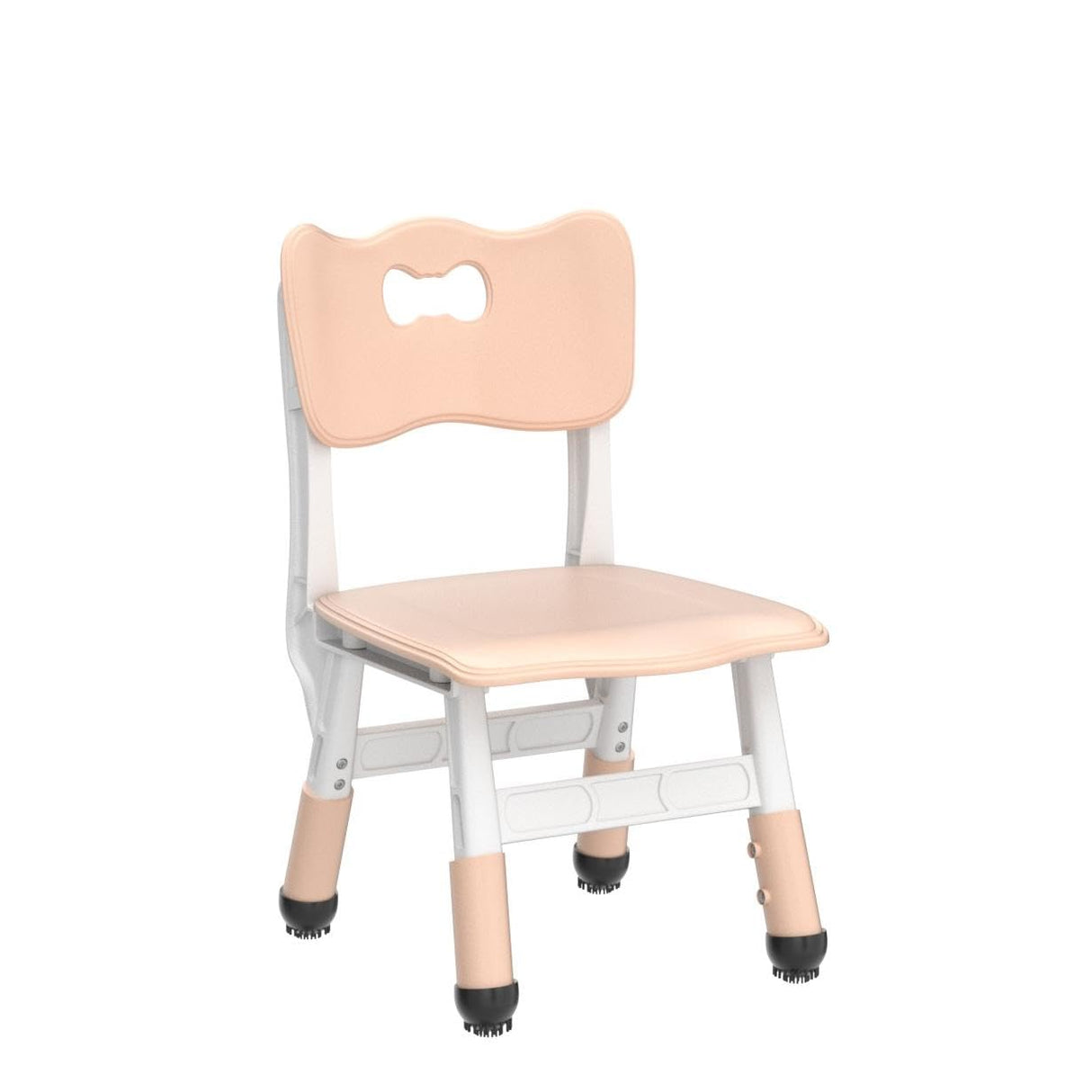 FUNLIO Adjustable Kids Chair (2pcs), 3 Level Height Adjustable Toddler Chair for Ages 3-8, Sturdy Child Chair with Maximum Bearing 220lbs, for Classrooms/Daycares/Homes, CPC & CE Approved - Natural FUNLIO