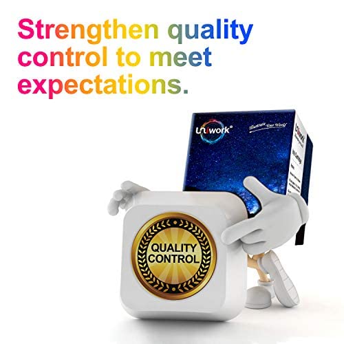 Uniwork Remanufactured 126 Ink Cartridges Replacement for Epson 126 T126 use for Workforce 435 520 545 635 645 WF-3520 WF-3530 WF-3540 WF-7010 WF-7510 WF-7520 Stylus NX430 Printer 5 Pack Uniwork