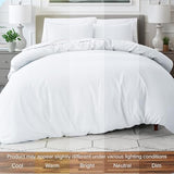 Bare Home Bedding Duvet Cover King Size - Premium 1800 Super Soft Collection - Lightweight, Cooling - Soft Breathable Bedding Duvet Cover (King, White) Bare Home