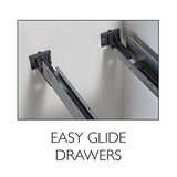 Design House Wyndham 36 Inch Bathroom Vanity, Ready to Assemble, Solid Wood, White, 597237 Design House