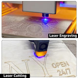 6Pcs 12 x 12 x 1/16 Inch Walnut Plywood Sheets Unfinished Plywood Sheet for Arts and Crafts, Painting, Pyrography, Wood Engraving, Wood Burning, Laser, Architectural Models ACXFOND