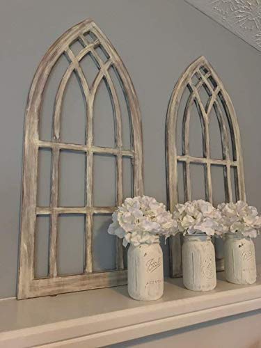 Farmhouse arched window frame Generic