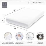 The Peanutshell 3 Piece Baby Crib Bedding Set for Boys & Girls - Newborn, Infant & Toddler Nursery Bed Set Decor with Fitted Crib Sheet, Dust Ruffle Comforter - Elephant Walk The Peanutshell