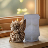 Angel Silicone 3D Flower & Rose Mold - Peony & Candle Making Molds for Resin, Clay & Soap Craft Supplies