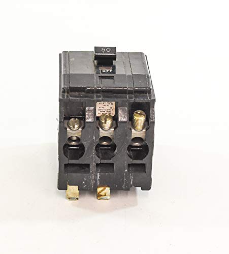 1- Square D QOB350 Bolt-On Circuit Breaker, 50 Amp, Square D