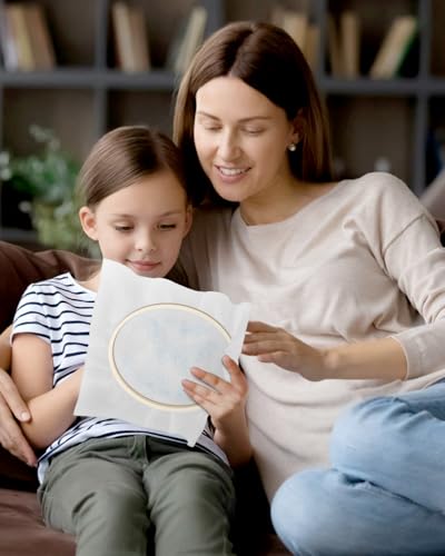 ERKOON 5 Sets Embroidery Kit for Beginners (Butterfly and Flower) ERKOON