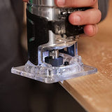 Metabo HPT 18V MultiVolt Cordless Trim Router | Tool Only - No Battery | Variable Speed Brushless Motor | Lifetime Tool Warranty | 1/4-Inch and 3/8-Inch Collets Included | M1808DAQ4 Metabo HPT