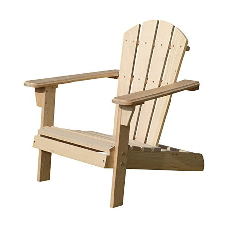 Merry Garden Kids Foldable Wooden Adirondack Chair, Children's Outdoor Patio Furniture, Garden, Lawn, Deck Chair, Unfinished Merry Garden