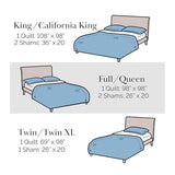 Southshore Fine Living Christmas Quilt Twin XL Bedding Set, Reversible Farmhouse Christmas Bedding Coverlet, Twin XL Bedspread - Red Plaid Southshore Fine Living, Inc.