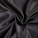 YUURO Luxurious Satin Duvet Cover Set Silky Sheet Bedding Set with Pillowcase,Twin/Queen/King Size Silk-Like Smooth Comforter Cover with Zipper Closure (Black,King) YUURO