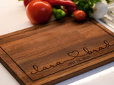 Personalized Engraved Cutting Board for Couples, Custom Couples Gift Ideas for Christmas Wedding Anniversary Engagement Housewarming, Anniversary Gifts for Men Women Parents, Wedding Gifts for Couples Generic