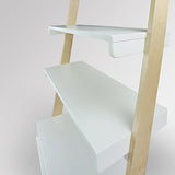 American Trails Freestanding Ladder Desk With Drawer, Natural Maple/White American Trails
