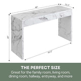 Northfield Entryway Hall Console Table/Desk Convenience Concepts
