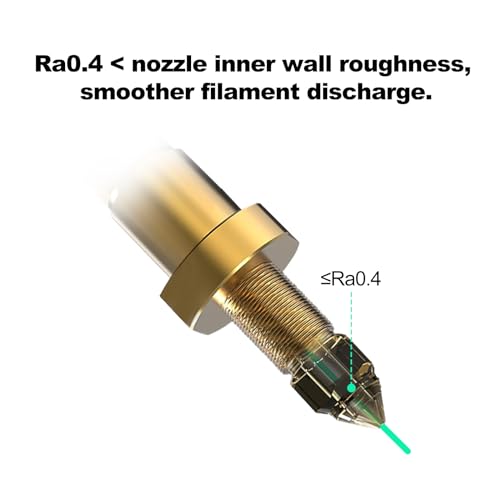 Creality Ender 3 V3 KE Ceramic Hotend Kit 300°C High Temperature Heating Block 3D Printer Parts All Metal High Thermal Conductivity Extruder Hot End Replacement with 2Pcs 0.4 Nozzles Aladrs