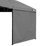 MQoutdoor Pop up 10x10 Canopy Tent SideWall UPF50+ Waterproof, Grey, 10x10ft MQoutdoor