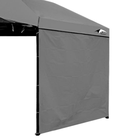 MQoutdoor Pop up 10x10 Canopy Tent SideWall UPF50+ Waterproof, Grey, 10x10ft MQoutdoor
